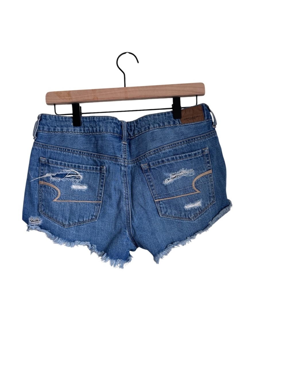 American Eagle Outfitters Distressed Denim Shorts - Picture 2 of 5